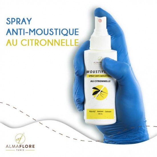 ALMAFLORE MOUSTIFLORE SPRAY ANTI-MOUSTIQUES 100 ML