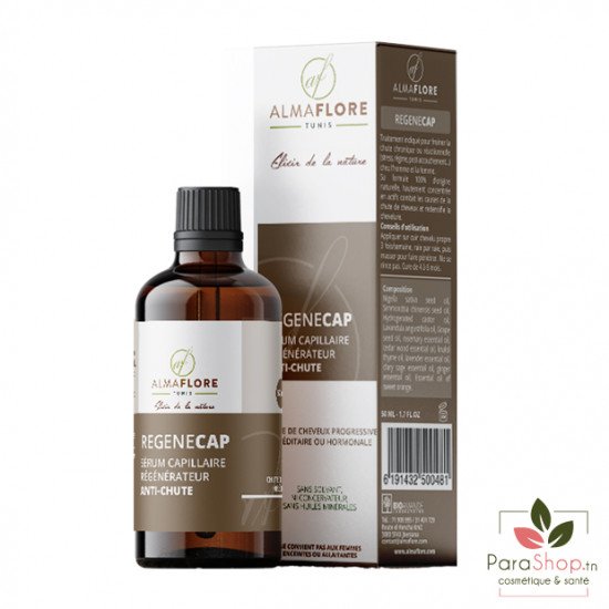 ALMAFLORE REGENECAP Sérum anti chute de cheveux 50ML