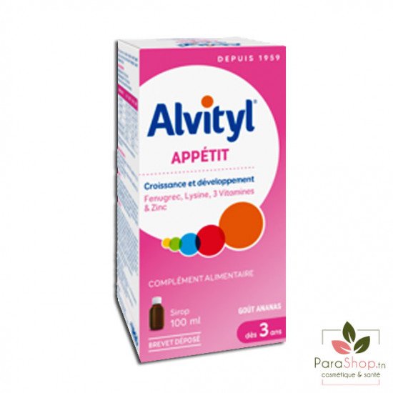 ALVITYL APPETIT SIROP ENFANTS 100ML