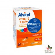 ALVITYL Vitalité A Avaler 40 COMPRIMES ALVITYL Vitalité A Avaler 40 COMPRIMES