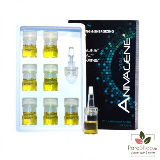 ANIVAGENE Ampoules Fortifiantes & Energisantes Cheveux 7X5ML