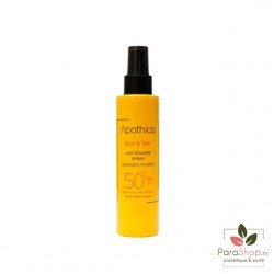 APOTHICA SUN & TAN LAIT SOLAIRE SPF 50+ 150ML APOTHICA SUN & TAN LAIT SOLAIRE SPF 50+ 150ML