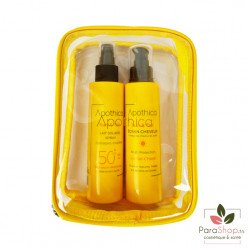 APOTHICA SUN & TAN PACK TROUSSE ECRAN CHEVEUX +  LAIT SOLAIRE SPF 50+  APOTHICA SUN & TAN PACK TROUSSE ECRAN CHEVEUX +  LAIT SOLAIRE SPF 50+
