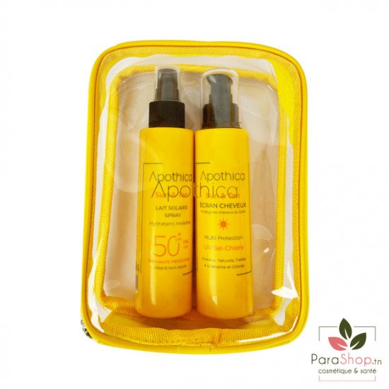 APOTHICA SUN & TAN PACK ECRAN CHEVEUX + LAIT SOLAIRE SPF 50+ APOTHICA SUN & TAN PACK ECRAN CHEVEUX + LAIT SOLAIRE SPF 50+