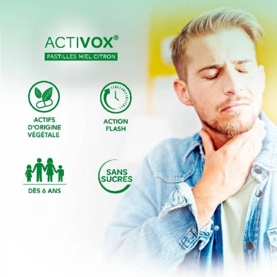ARKOPHARMA ACTIVOX MIEL CITRON 24 PASTILLES ARKOPHARMA ACTIVOX MIEL CITRON 24 PASTILLES