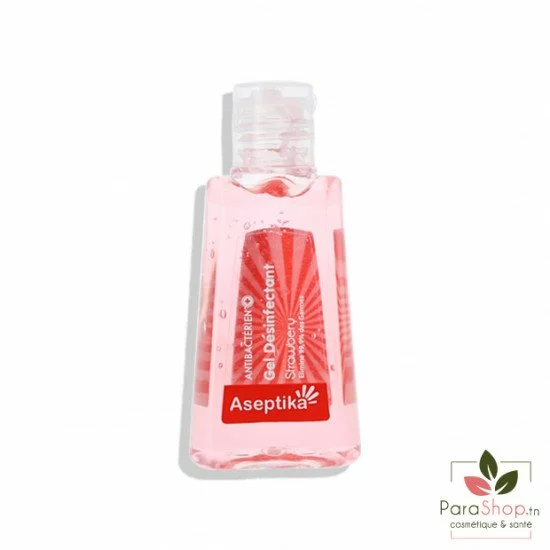 ASEPTIKA Gel Désinfectant 30ML - Fraise ASEPTIKA Gel Désinfectant 30ML - Fraise