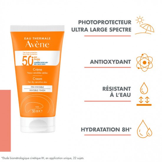 AVENE CRÈME SOLAIRE SPF50+ 50ML