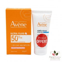 AVENE DUO ULTRA FLUID ECLAT RADIANCE SPF50 + LAIT APRES SOLEIL OFFERT