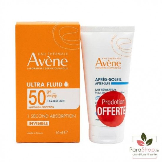 AVENE DUO ULTRA FLUID SPF50+ LAIT APRES SOLEIL OFFERT AVENE DUO ULTRA FLUID SPF50+ LAIT APRES SOLEIL OFFERT