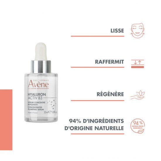 AVENE HYALURON ACTIV B3 Serum Concentre Repulpant 30ML