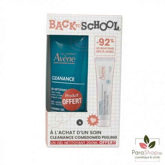 AVENE PACK CLEANANCE COMEDOMED PEELING 40ML + CLEANANCE GEL 200ML OFFERT AVENE PACK CLEANANCE COMEDOMED PEELING 40ML + CLEANANCE GEL 200ML OFFERT