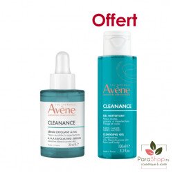 AVENE PACK CLEANANCE Serum Exfoliant A.H.A + GEL NETTOYANT 100ML OFFERT