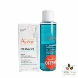 AVENE PACK CLEANANCE Serum Exfoliant A.H.A + GEL NETTOYANT 100ML OFFERT