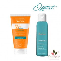 AVENE PACK CLEANANCE SOLAIRE SPF50+ + GEL NETTOYANT 100ML OFFERT AVENE PACK CLEANANCE SOLAIRE SPF50+ + GEL NETTOYANT 100ML OFFERT