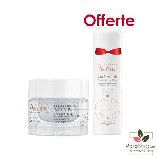 AVENE PACK HYALURON ACTIV B3 Aqua Gel Creme + EAU THERMALE 5OML OFFERTE