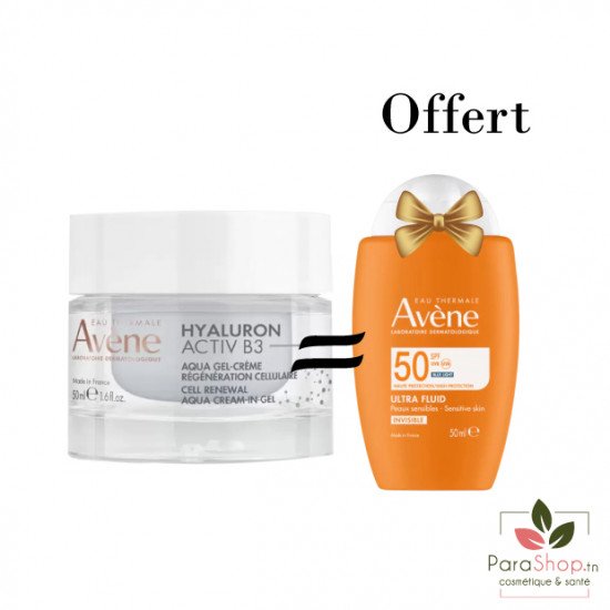 AVENE PACK HYALURON ACTIV B3 Aqua Gel Creme + ULTRA FLUID INVISIBLE SPF50 OFFERT - BF 2025 AVENE PACK HYALURON ACTIV B3 Aqua Gel Creme + ULTRA FLUID INVISIBLE SPF50 OFFERT - BF 2025
