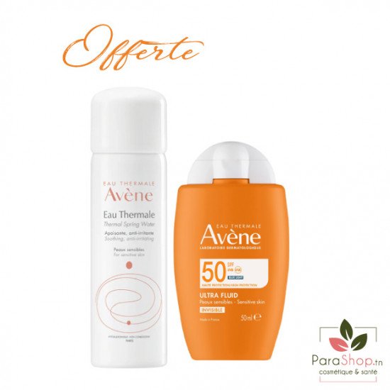 AVENE PACK ULTRA FLUID INVISIBLE + EAU THERMALE 50ML OFFERTE AVENE PACK ULTRA FLUID INVISIBLE + EAU THERMALE 50ML OFFERTE