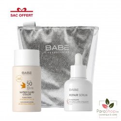 BABE PACK Super Fluid Color SPF50 + BABE REPAIR SERUM 30ML BABE PACK Super Fluid Color SPF50 + BABE REPAIR SERUM 30ML