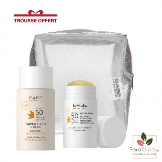 BABE PACK Super Fluid Color SPF50 + STICK INVISIBLE SPF50