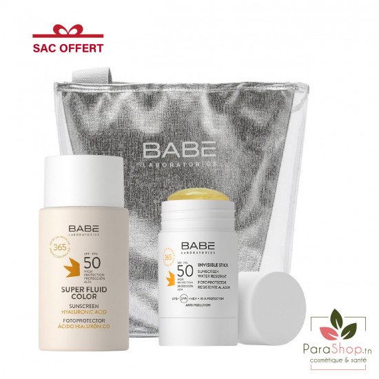 BABE PACK Super Fluid Color SPF50 + STICK INVISIBLE SPF50 BABE PACK Super Fluid Color SPF50 + STICK INVISIBLE SPF50