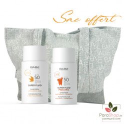 BABE PACK Sac Super Fluid Protection Solaire + PEDIATRIC SPF 50 BABE PACK Sac Super Fluid Protection Solaire + PEDIATRIC SPF 50