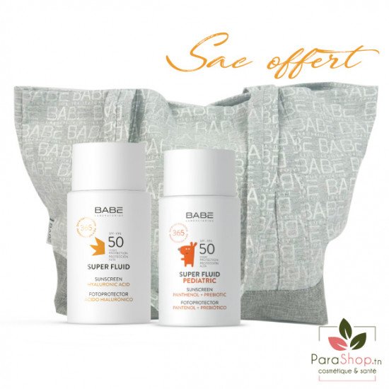 BABE PACK Super Fluid Protection Solaire + PEDIATRIC SPF 50 BABE PACK Super Fluid Protection Solaire + PEDIATRIC SPF 50