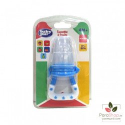 BABY PUR SUCETTE A FRUITS SILICONE 4M+ BABY PUR SUCETTE A FRUITS SILICONE 4M+