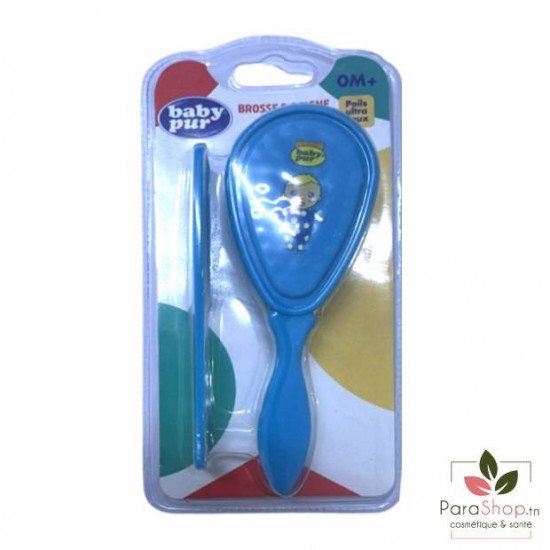 BABY PUR BROSSE ET PEIGNE DECORES 0M+ - B18 