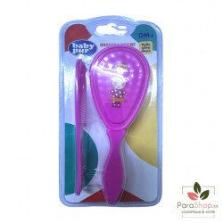 BABY PUR BROSSE ET PEIGNE DECORES 0M+ - B18 