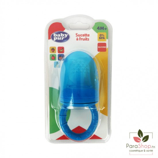 BABY PUR SUCETTE A FRUITS SILICONE 4M+ - 78007