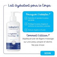 BABYLINS Lait Hydratant pour le Corps 500ML