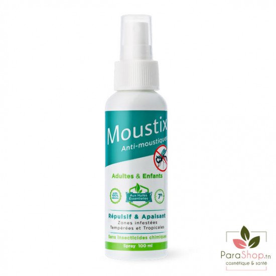 MOUSTIX SPRAY ANTI-MOUSTIQUES REPULSIF ET APAISANT 100ML