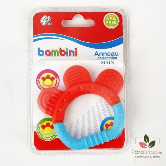 BAMBINI ANNEAU DE DENTITION MAIN - 477 BAMBINI ANNEAU DE DENTITION MAIN - 477
