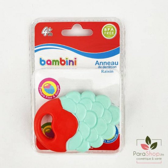 BAMBINI ANNEAU DE DENTITION RAISIN - 473 BAMBINI ANNEAU DE DENTITION RAISIN - 473
