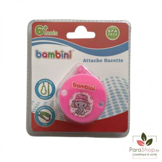 BAMBINI ATTACHE SUCETTE 6M+ BAMBINI ATTACHE SUCETTE 6M+