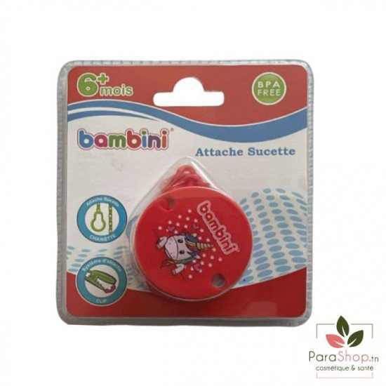BAMBINI ATTACHE SUCETTE 6M+ BAMBINI ATTACHE SUCETTE 6M+