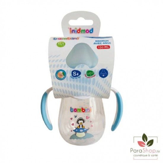 BAMBINI BIBERON AVEC ANSES 150ML - 914 BAMBINI BIBERON AVEC ANSES 150ML - 914