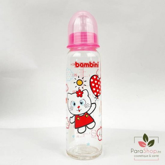 BAMBINI BIBERON EN VERRE 240ML - 611 BAMBINI BIBERON EN VERRE 240ML - 611
