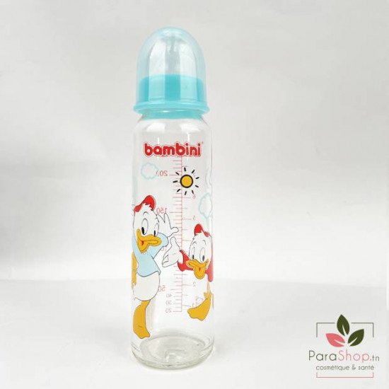 BAMBINI BIBERON EN VERRE 240ML - 611 BAMBINI BIBERON EN VERRE 240ML - 611