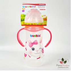  BAMBINI BIBERON JUMBO LARGE AVEC ANSES 330ML - 907