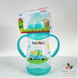 BAMBINI BIBERON LARGE AVEC ANSES 300ML - 904