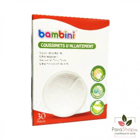 BAMBINI COUSSINETS D' ALLAITEMENT 30 PIECES BAMBINI COUSSINETS D' ALLAITEMENT 30 PIECES