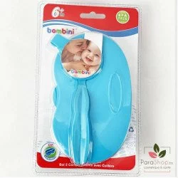 BAMBINI SET REPAS BÉBÉ BOL + CUILLÈRE 6M+ RÉF 480