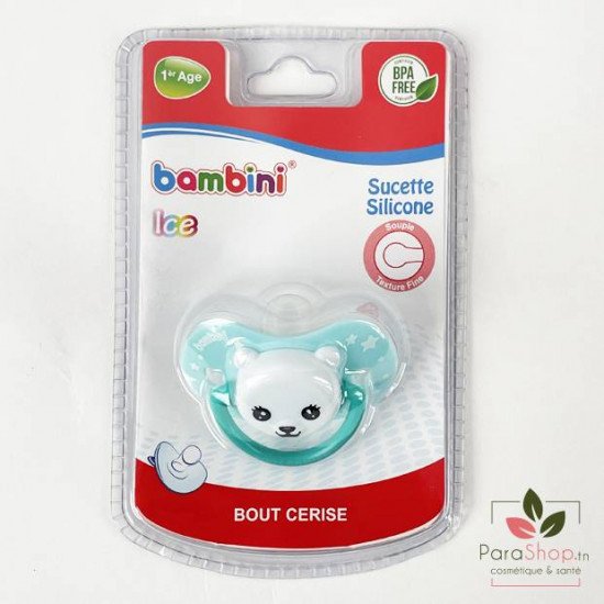 BAMBINI SUCETTE BOUT CERISE 1ERE AGE ICE - 429