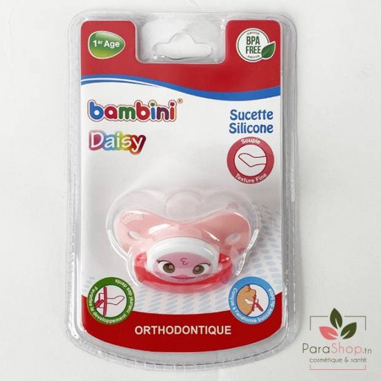 BAMBINI SUCETTE ORTHODONTIQUE 1ER AGE DAIZY - 432 BAMBINI SUCETTE ORTHODONTIQUE 1ER AGE DAIZY - 432