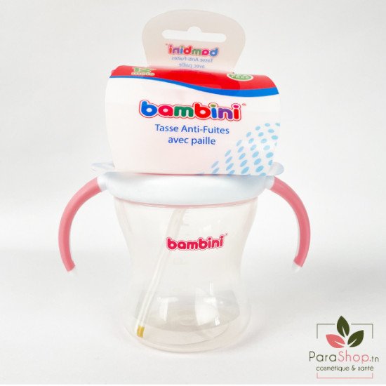 BAMBINI TASSE AVEC PAILLE ANTI FUITE - 445
