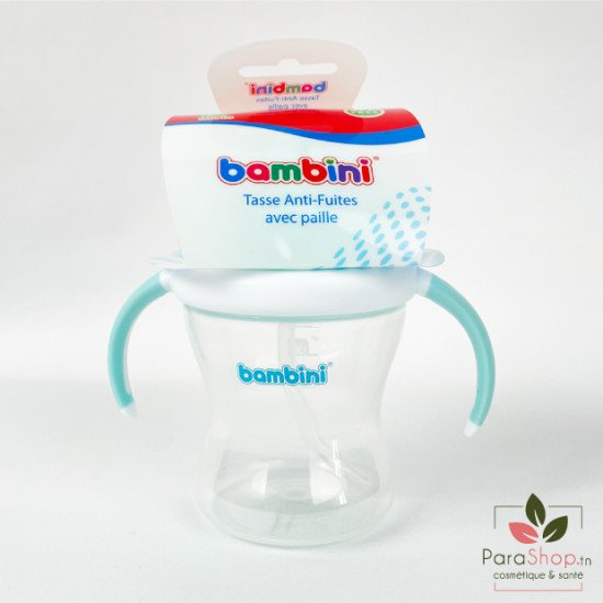 BAMBINI TASSE AVEC PAILLE ANTI FUITE - 445