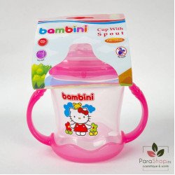 BAMBINI TASSE BEC SILICONE SOUPLE 210ML - 407