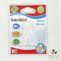 BAMBINI TETINE SILICONE 2EME AGE 412