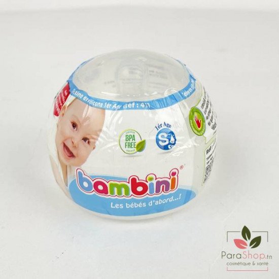 BAMBINI TETINE SILICONE AVEC BOITE 1ER AGE - 417
